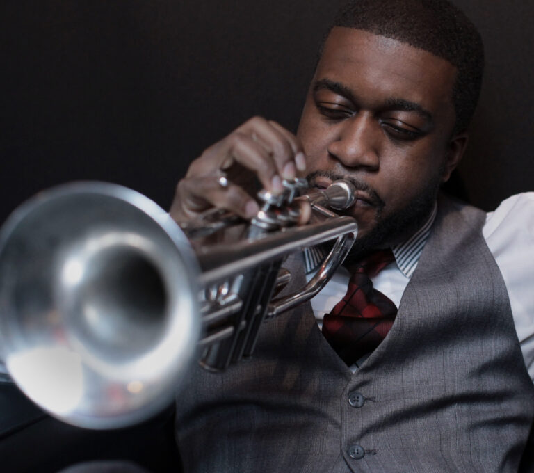 Shareef Clayton, trumpet instructor at Harlem Music Studios